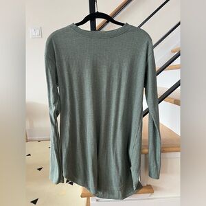 First Love Sage Green Knit Top - bump friendly!